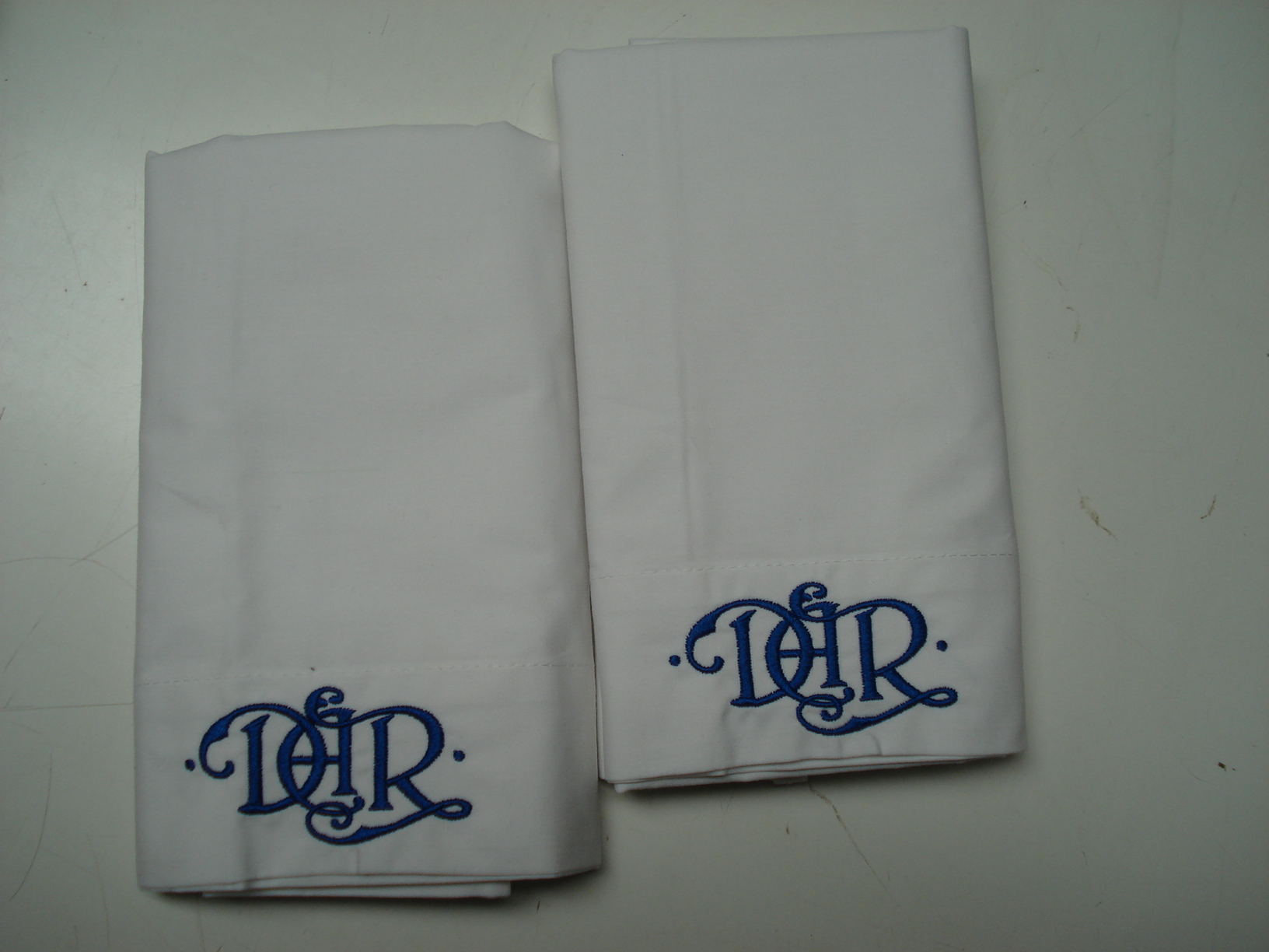 logo and monogram towels